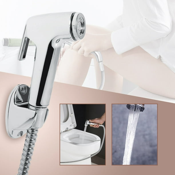 Shattaf Douche Shower Head Toilet Bidet Brass Chrome Sprayer Hose Bracket Shattaf Douche Shower Head Toilet Bidet Brass Chrome Sprayer Hose Bracket